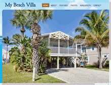 Tablet Screenshot of mybeachvilla.com